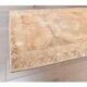 3'6x12'6 Orange Brown Vintage Turkish Hand-Knotted Runner Rug 110x385