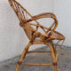 Paire de fauteuils coquille vintage 1950