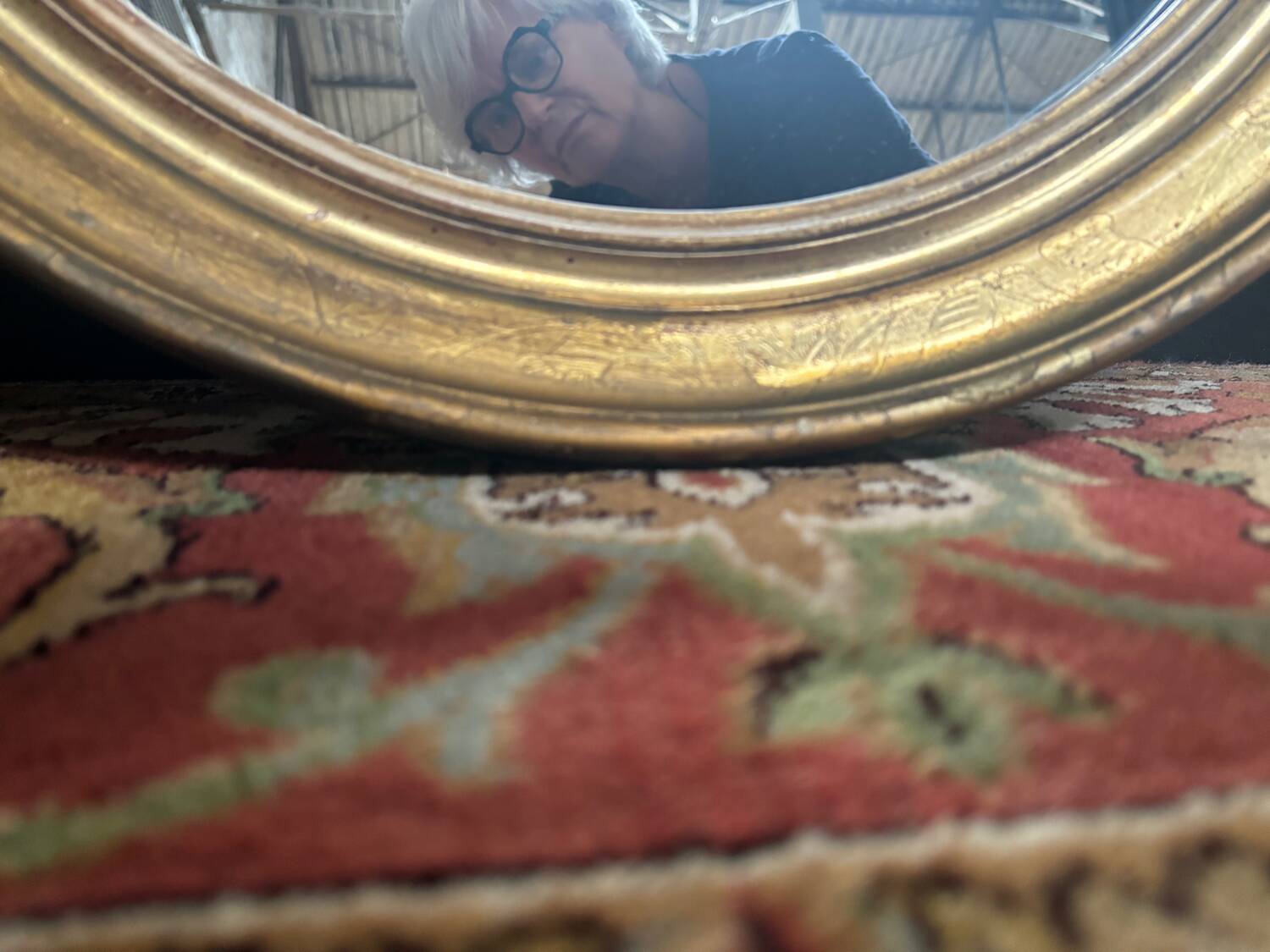 Louis philippe oval mirror