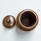 Nécessaire de fumeur Art déco en bois cendrier Art Déco Boîte en bois 1930