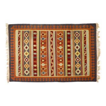 Anatolian handmade kilim rug 268 cm x 166 cm