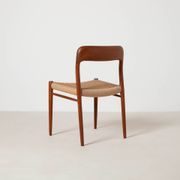 Set of 4 teak dining chairs by Niels Otto Moller, model 75, Denmark, 1960s.