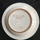 Assiette du céramiste sicilien Giovanni de Simone 1964