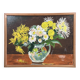 Oil on cardboard, Bouquet of flowers signature to identify Guy?