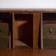 Swedish drop-leaf desk, antique – Scandinavian folk furniture – year 1783
