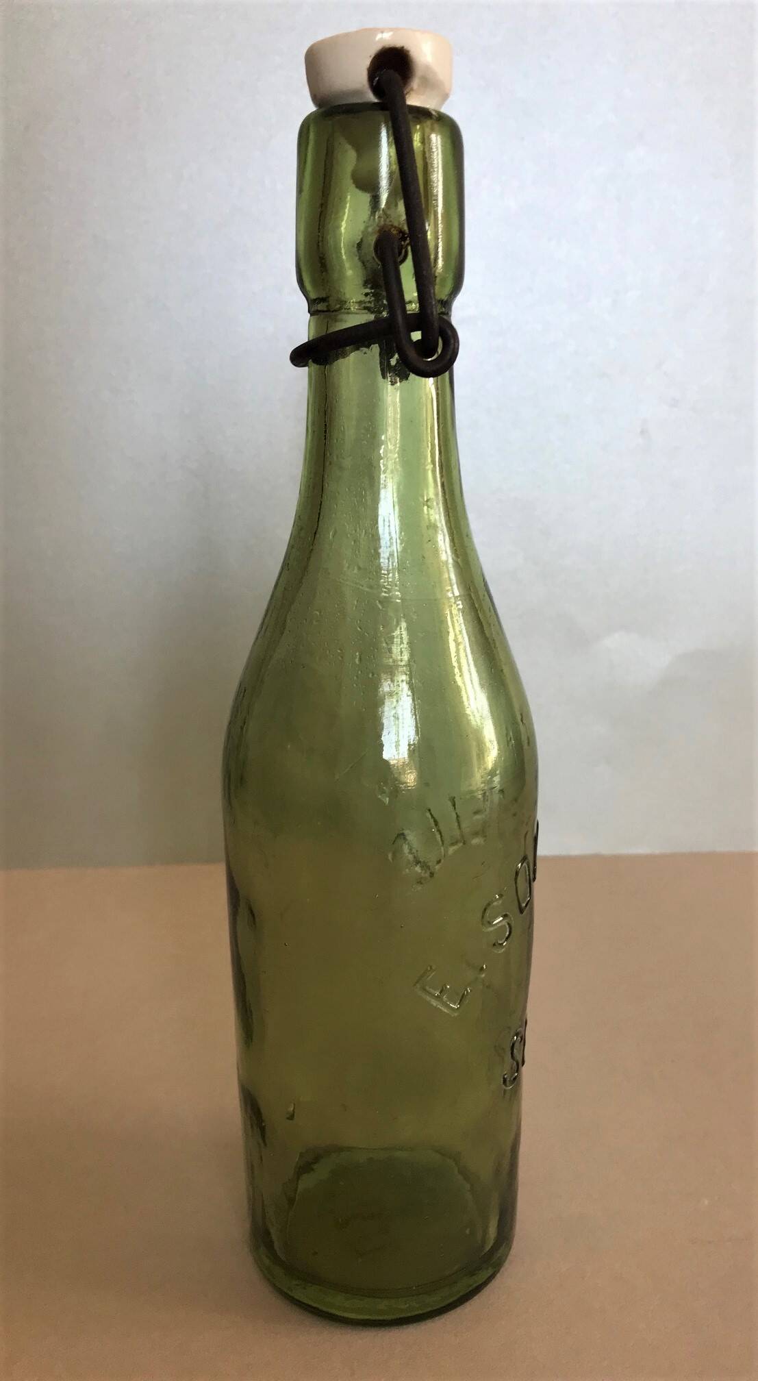 Petite bouteille verre vintage