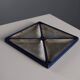 Vintage saucers, Milanese manufacture, 925 silver, Italy, 20th century