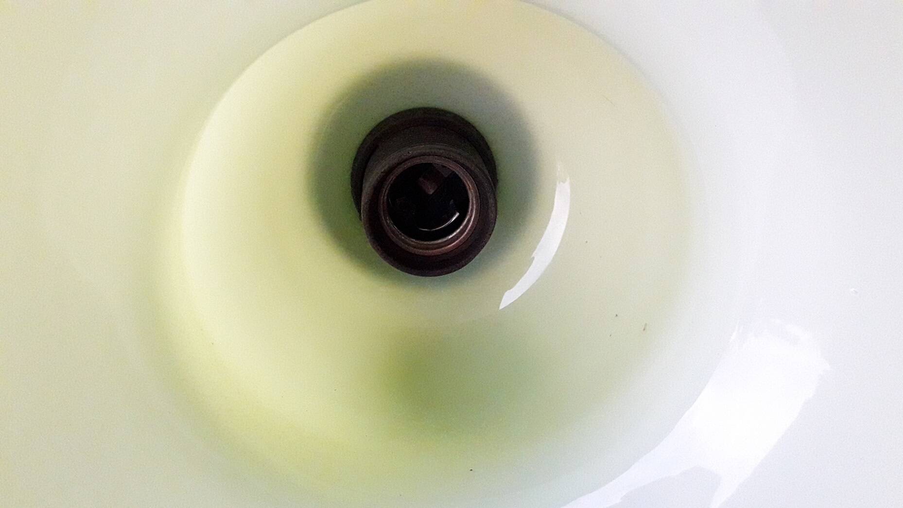 Green and bronze glass pendant light