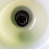 Green and bronze glass pendant light