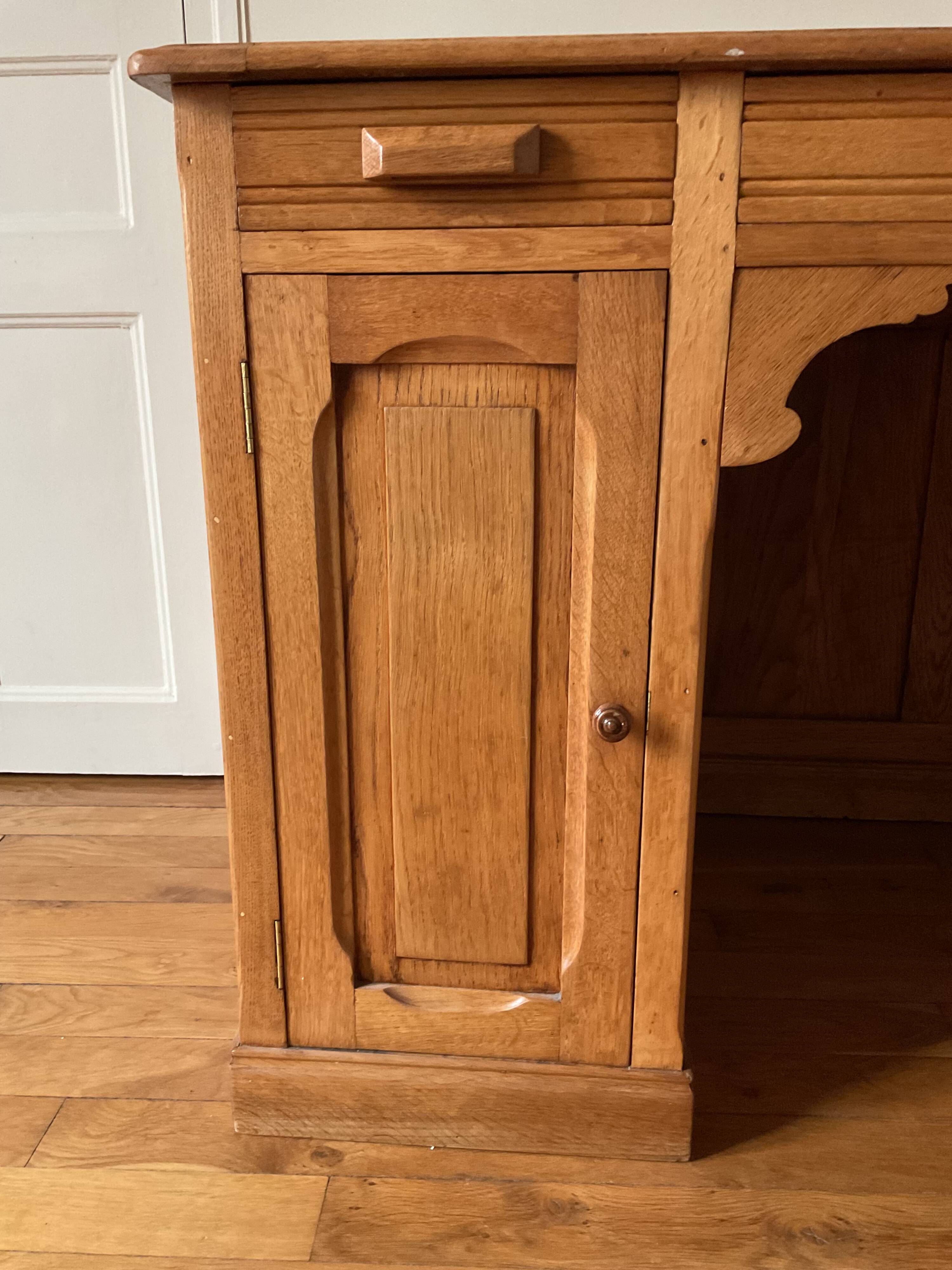 Antique oak desk