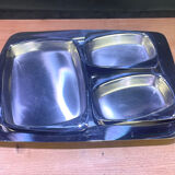 Plateau apéritif en inox