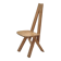 Model S45 Chlacc wood chair by Pierre Chapo, 1979