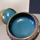 Potiche cloisonné sur socle