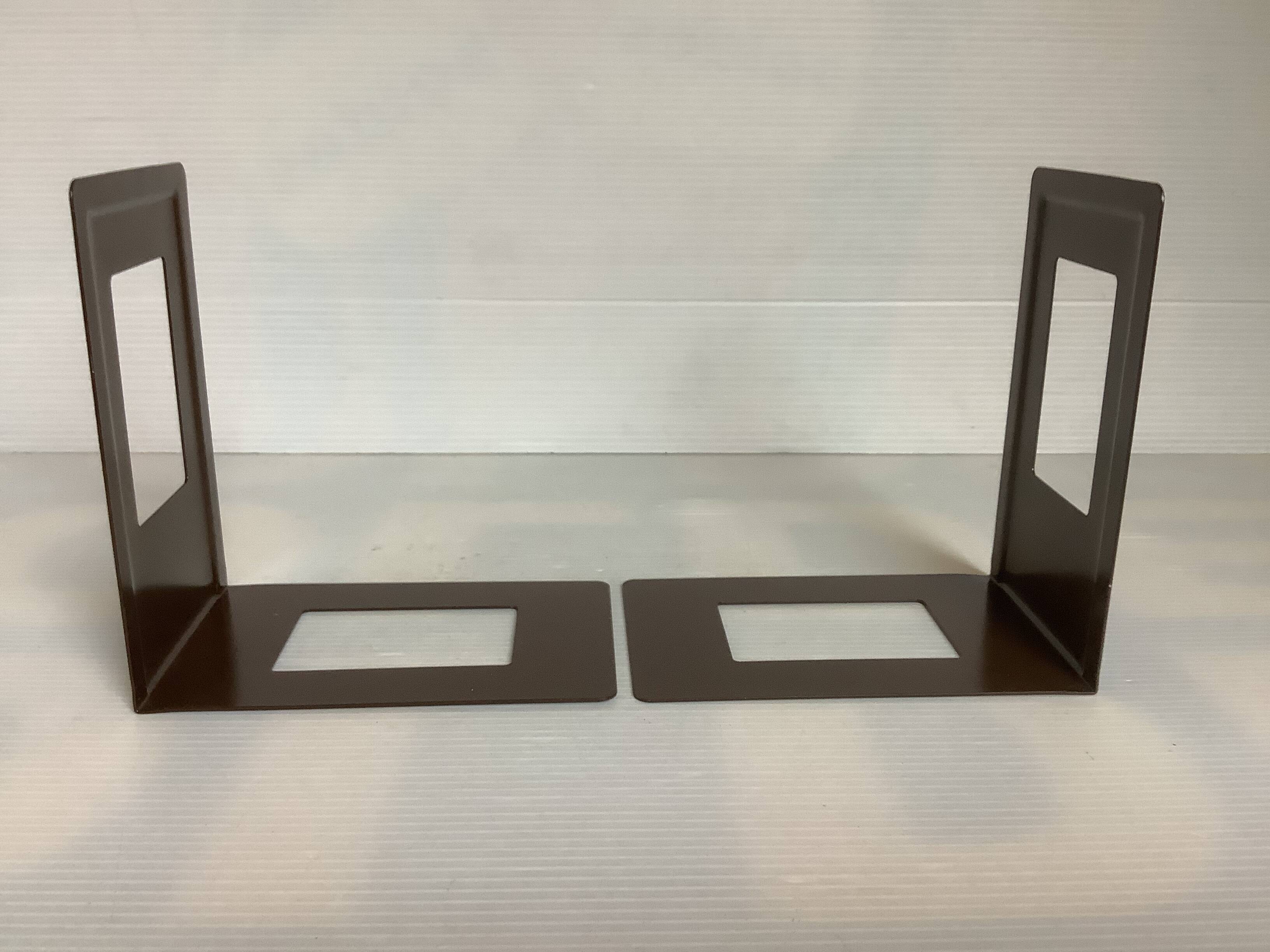 Pair of brown metal bookends Germany