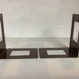 Pair of brown metal bookends Germany