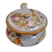 Scaldino in Ceramica Dipinto a Mano – Stile Deruta – Vintage da Collezione