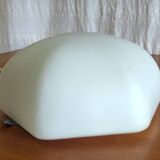 Hexagonal opaline globe ceiling light - 50s/60s