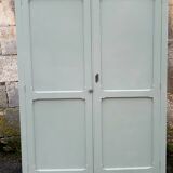 Large Parisian wardrobe willow green