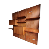 Système mural modulable , étagère scandinave Poul Cadovius, 1960