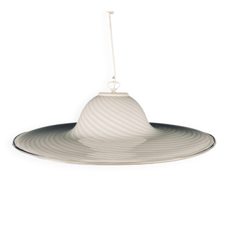 Swirling glass pendant from Murano by Vetri, Italy, 1970s.