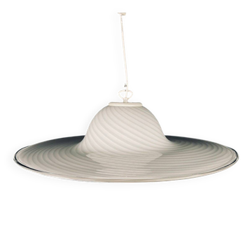 Swirling glass pendant from Murano by Vetri, Italy, 1970s.