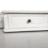 Louis XVI-style tiered desk lay white