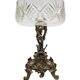 Rococo bronze bowl on stand, France, 1890s
