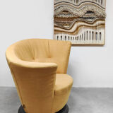 Italian design Arabella swivel lounge chair Massimo Scolari Giorgetti