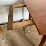 Scandinavian table in teak and rosewood vintage 60s