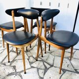 Lot of 4 Baumann Unicorn model chairs