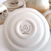 St. Amand earthenware coffee cups