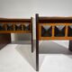 Pair of brutalist bedside tables