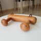 Vintage folk art wall coat rack