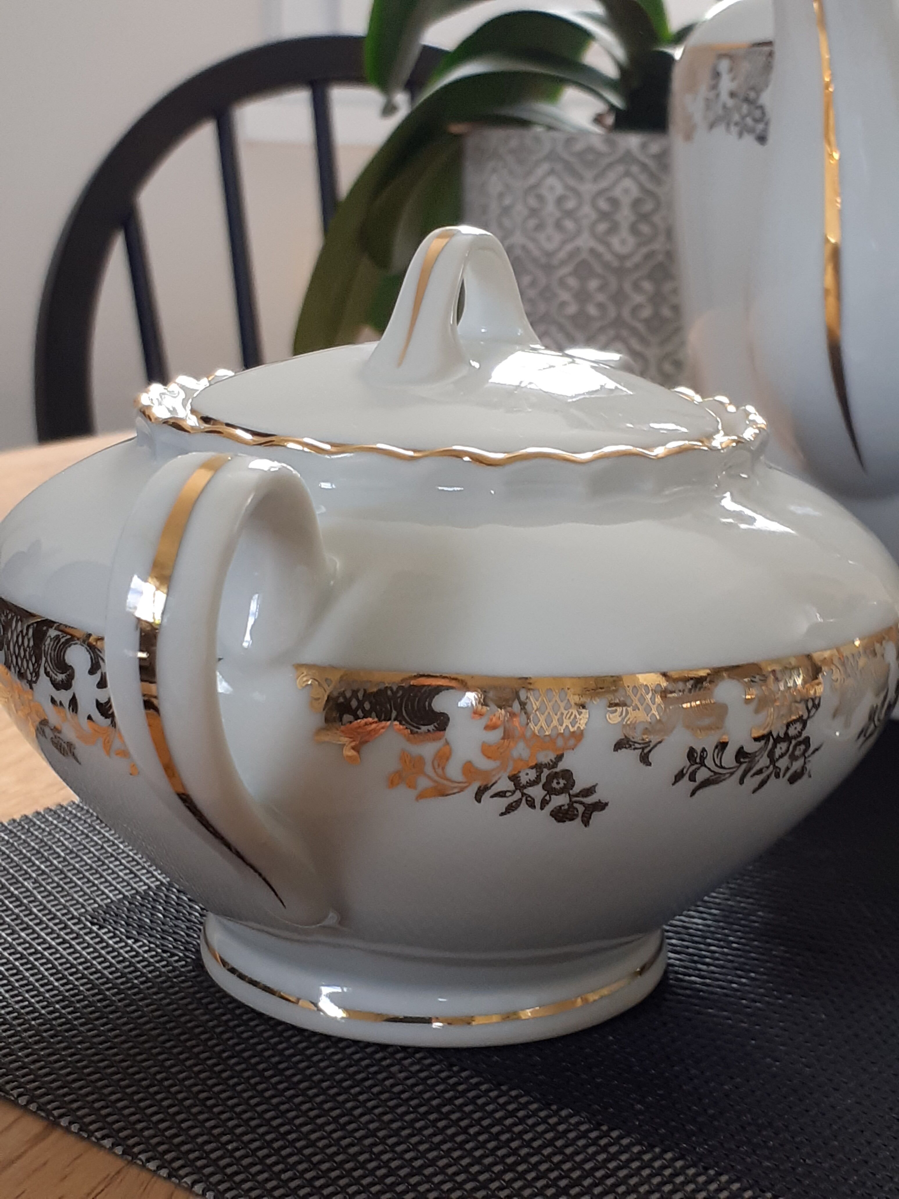 Limoges porcelain coffee service