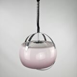 Lampe à suspension Guzzini avec abat-jour dégradé lilas