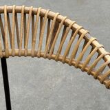 Vintage rattan chair Rohe Noordwolde Netherlands 1960s design