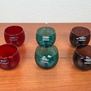 Mid-Century Modern Drinking Glasses from Nuutajärvi Notsjö, Finland, 1960s, Set of 6