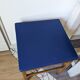 Vintage Scandinavian stool in skai