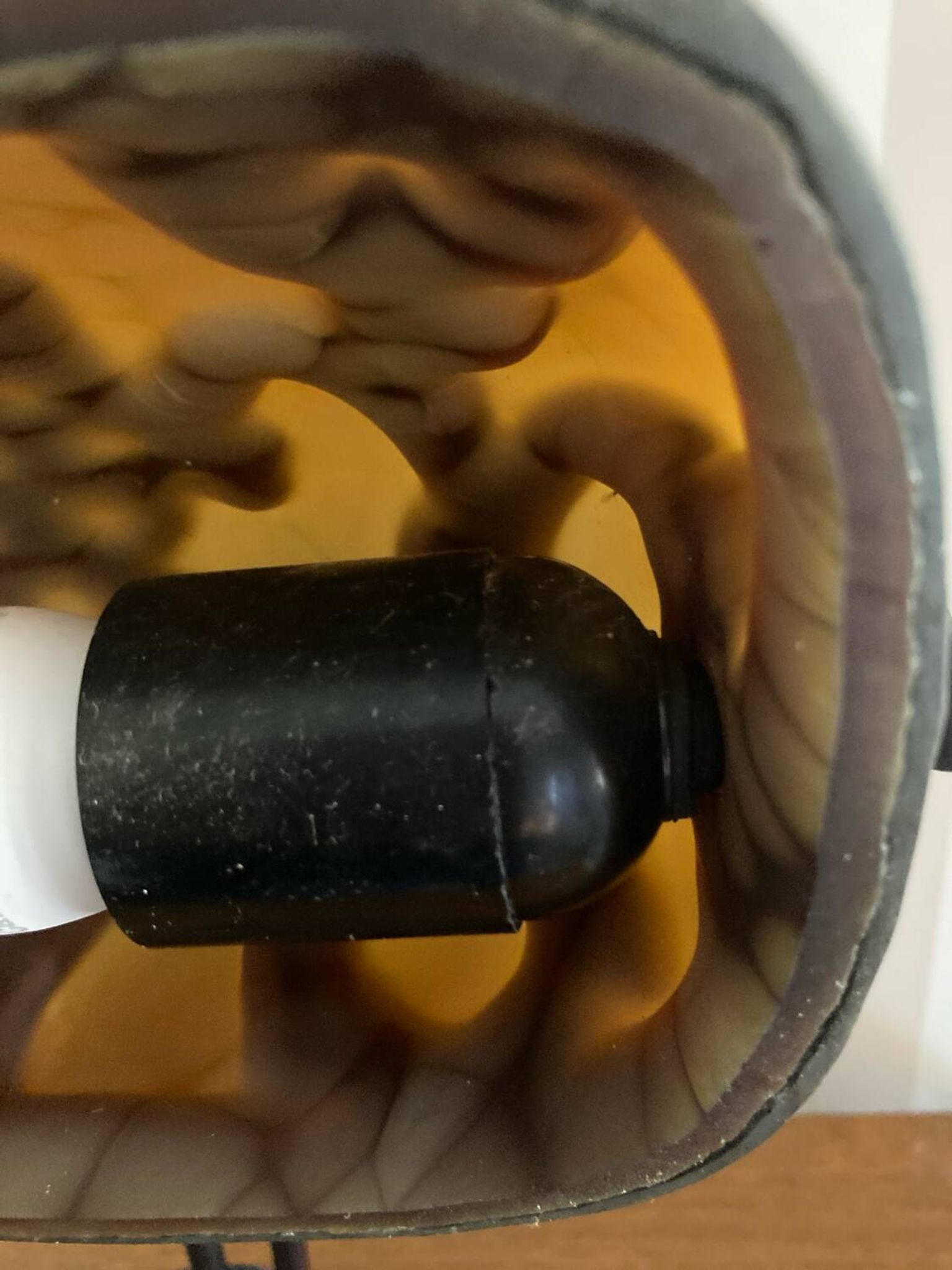 Lampe pâte de verre
