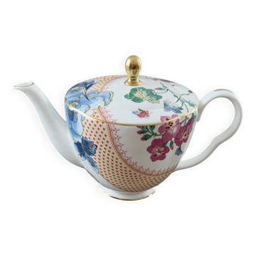 Théière Wedgwood Butterfly Bloom – Porcelaine anglaise Bone China