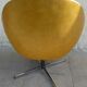 Vintage swivel armchair from the 70s in imitation leather