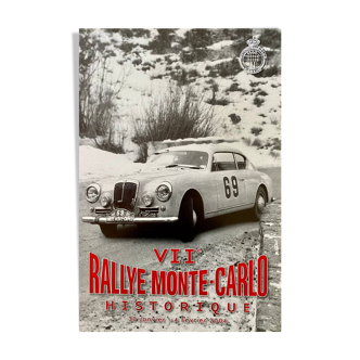 Original poster 7th Monte Carlo Historic Rally 2004 by Federall - Small Format - On linen