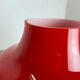"Mushroom" Red Glass Table Desktop Light Made Hustadt Lights, Germany, 1970 No.2