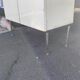 Buffet en acier de cuisine vers 1950/60