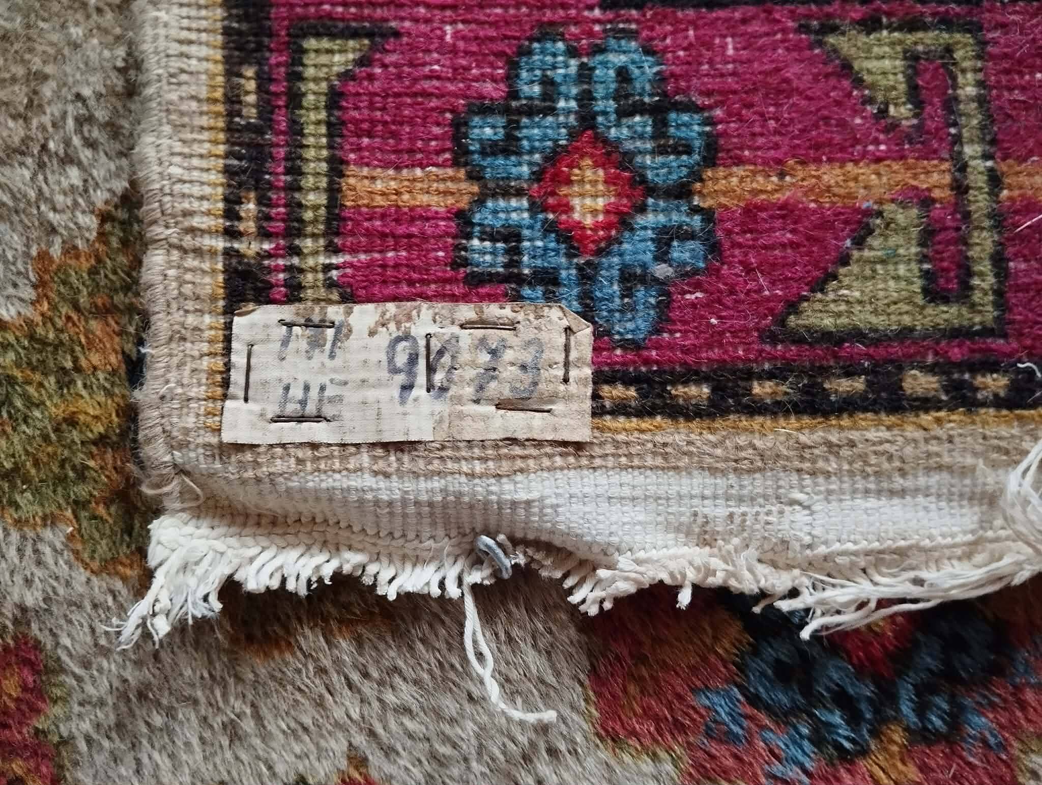 Handmade Sinkiang hallway rug 333x74cm