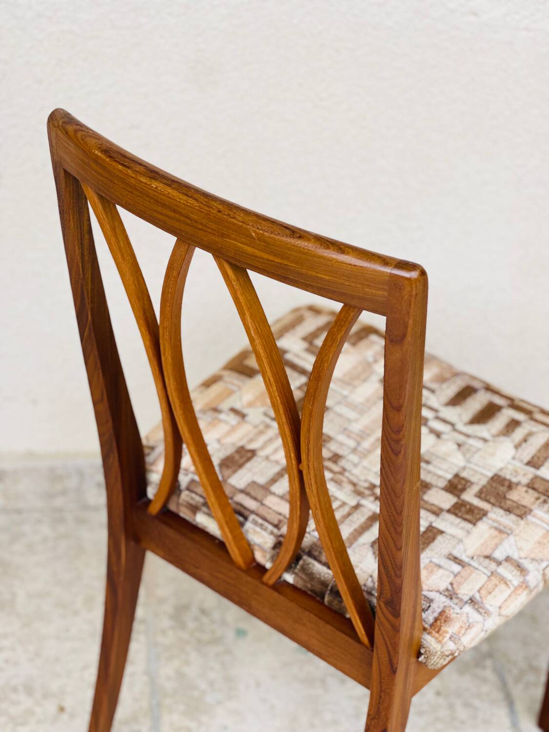Vintage chair and armchair from the 1960s.