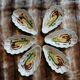 6 antique avocado cups