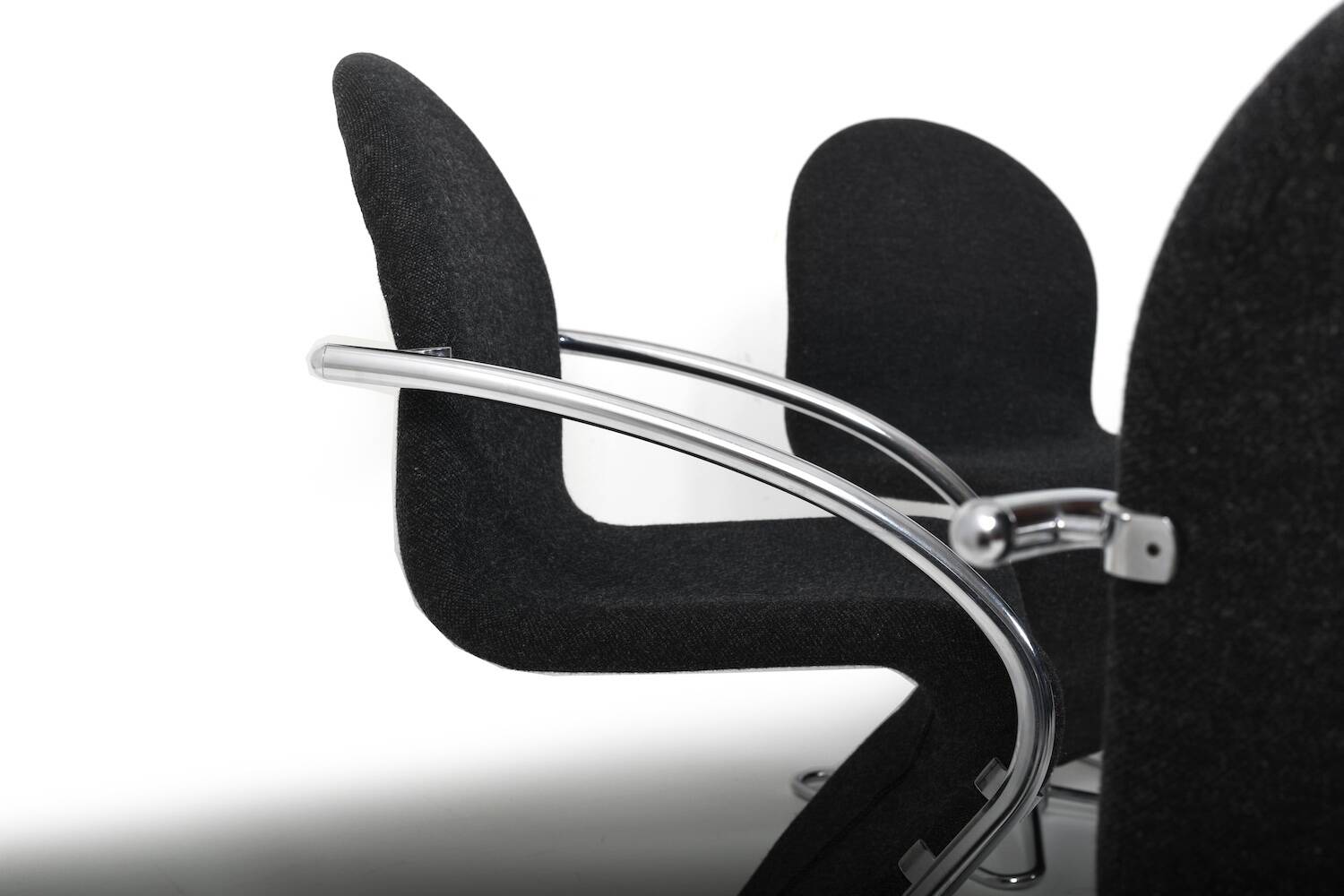 Verner Panton for Fritz Hansen 1973 Series 1-2-3 Butterfly Base