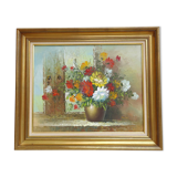 Painting painting bouquet of flowers