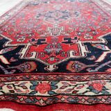 Handmade vintage Persian Bidjar rug 112cm x 176cm, 1960s